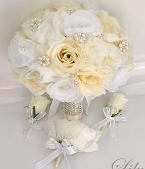 دسته گل طلایی عروس